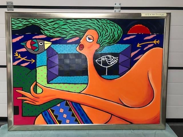 "A touch of Life”, uit collectie Wim Heesakkers (1950)., Antiek en Kunst, Ophalen