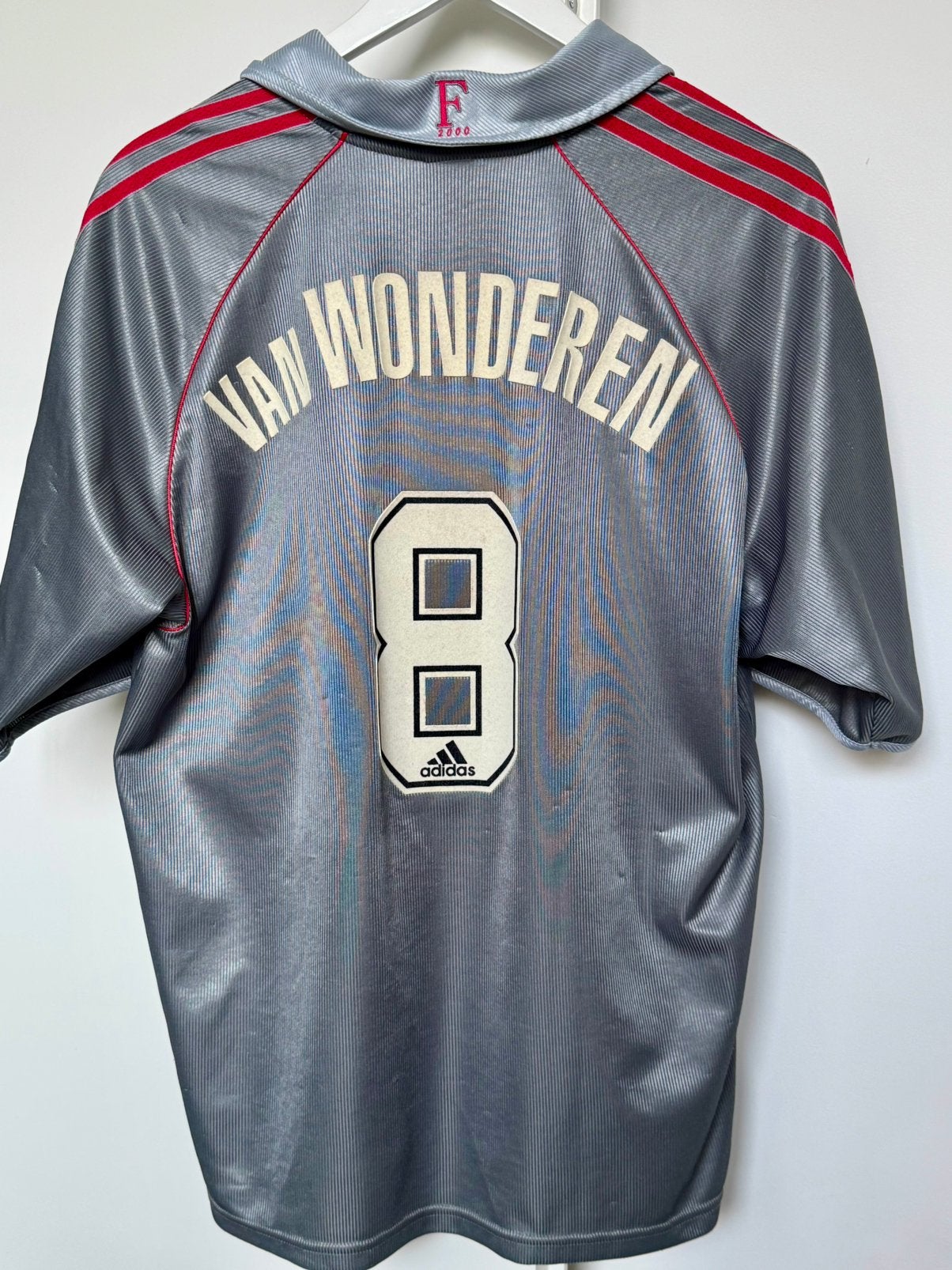 Feyenoord Rotterdam 1999 2000 Van Wonderen maat L, Maat L, Ophalen of Verzenden, Gebruikt, Shirt
