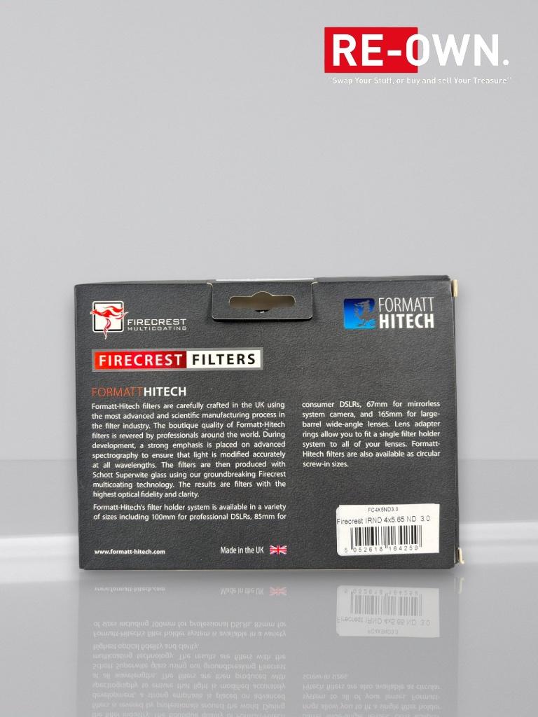 Formatt Hitech 4x5.65" Firecrest IR ND 3.0 Filter #FC4X5ND3, Overige merken, ., Overige typen, Ophalen of Verzenden