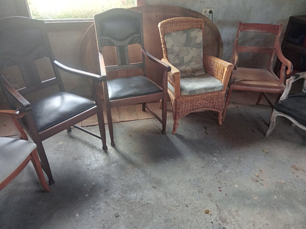 Antieke fauteuils, Ophalen