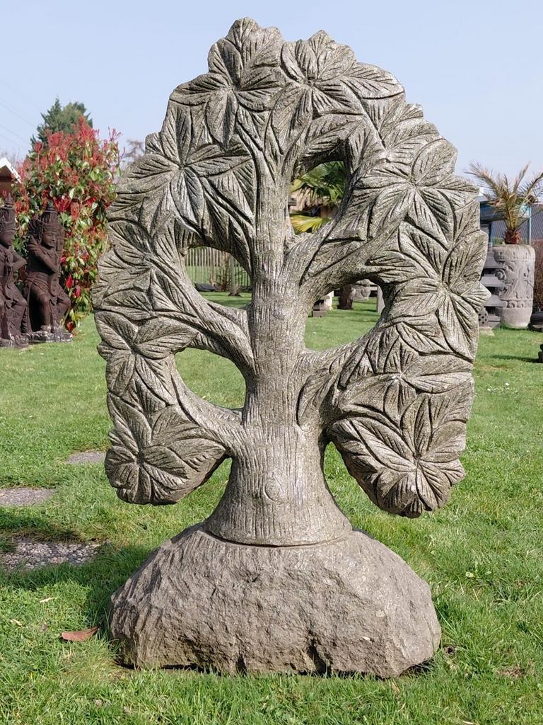 Handgekapte Greenstone Beelden - Unieke Tuindecoratie, Tuin en Terras, Ophalen, Steen, Gebruikt, Www.ibizasfeer.nl