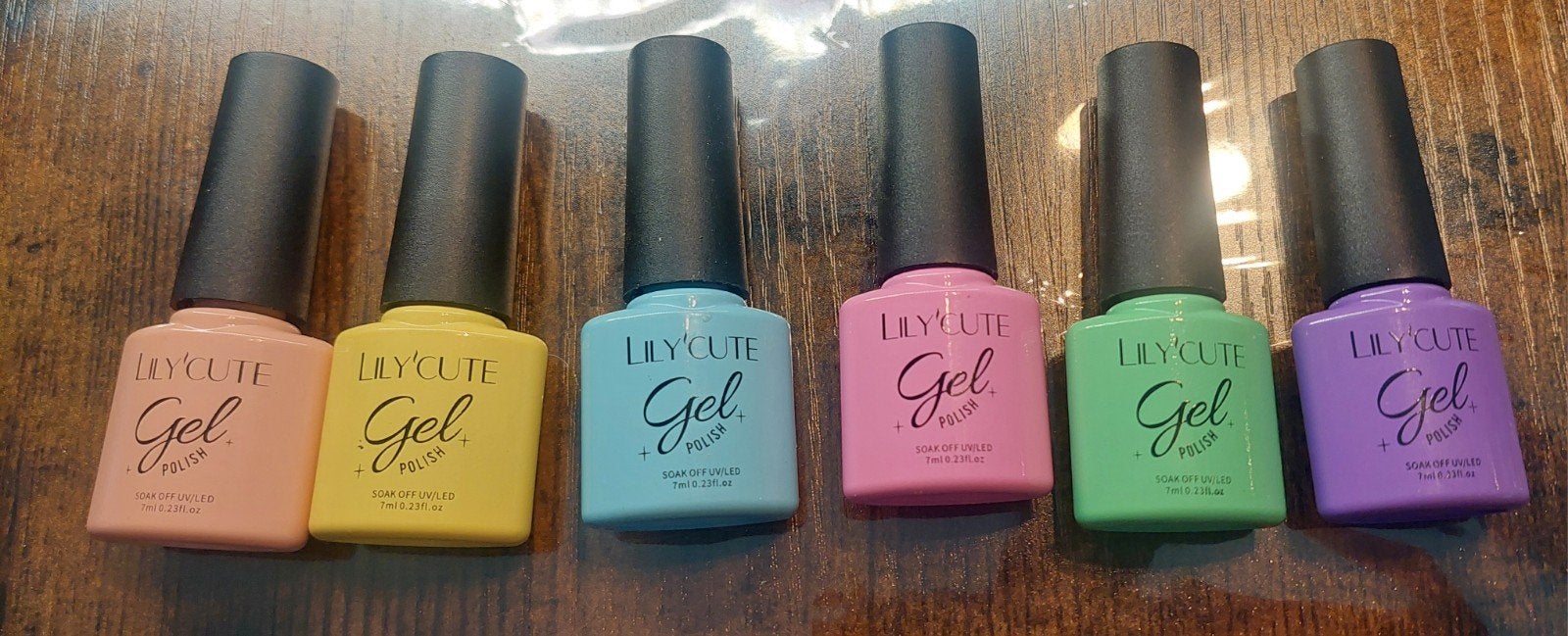 6 nieuwe Lily'Cute gellak kleuren, Ophalen, Zo goed als nieuw, Overige typen