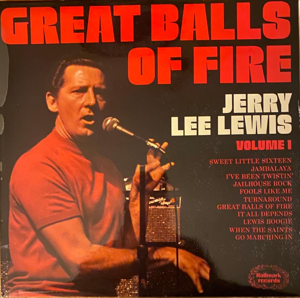 Jerry Lee Lewis Great Balls of Fire LP, Ophalen of Verzenden, 1970 - 1979, Zo goed als nieuw, 12 inch