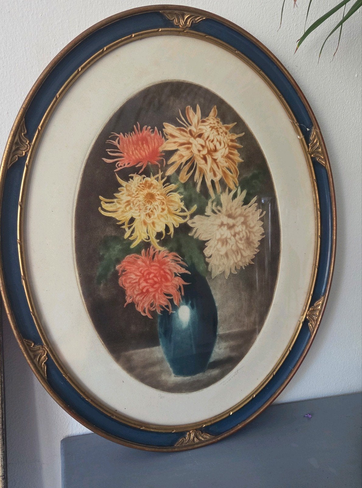 Mooi Frans bloemen schilderij gesigneerd Bonnet en genummerd, Ophalen