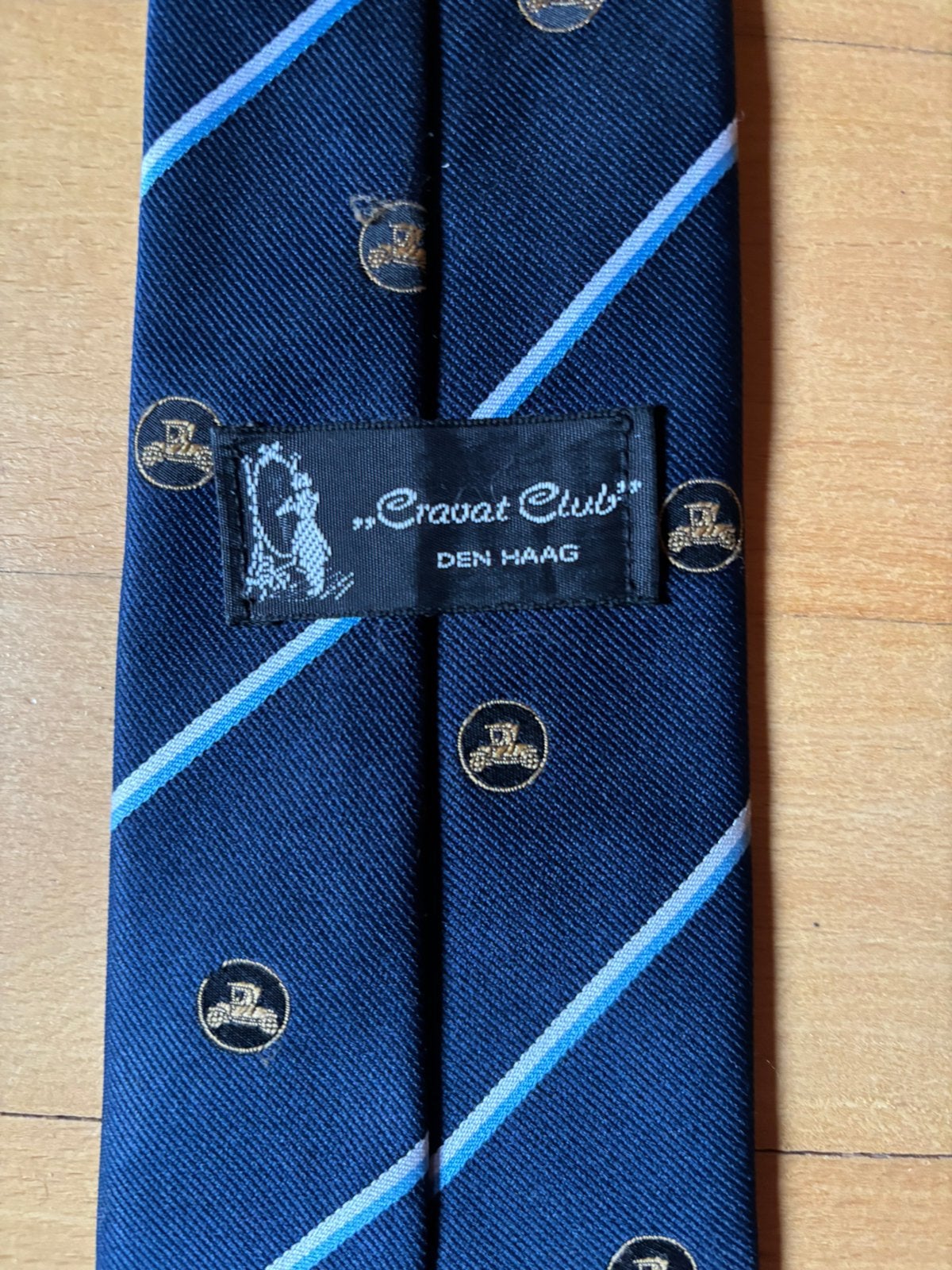 Stropdas cravat club, Ophalen, Zo goed als nieuw, Blauw
