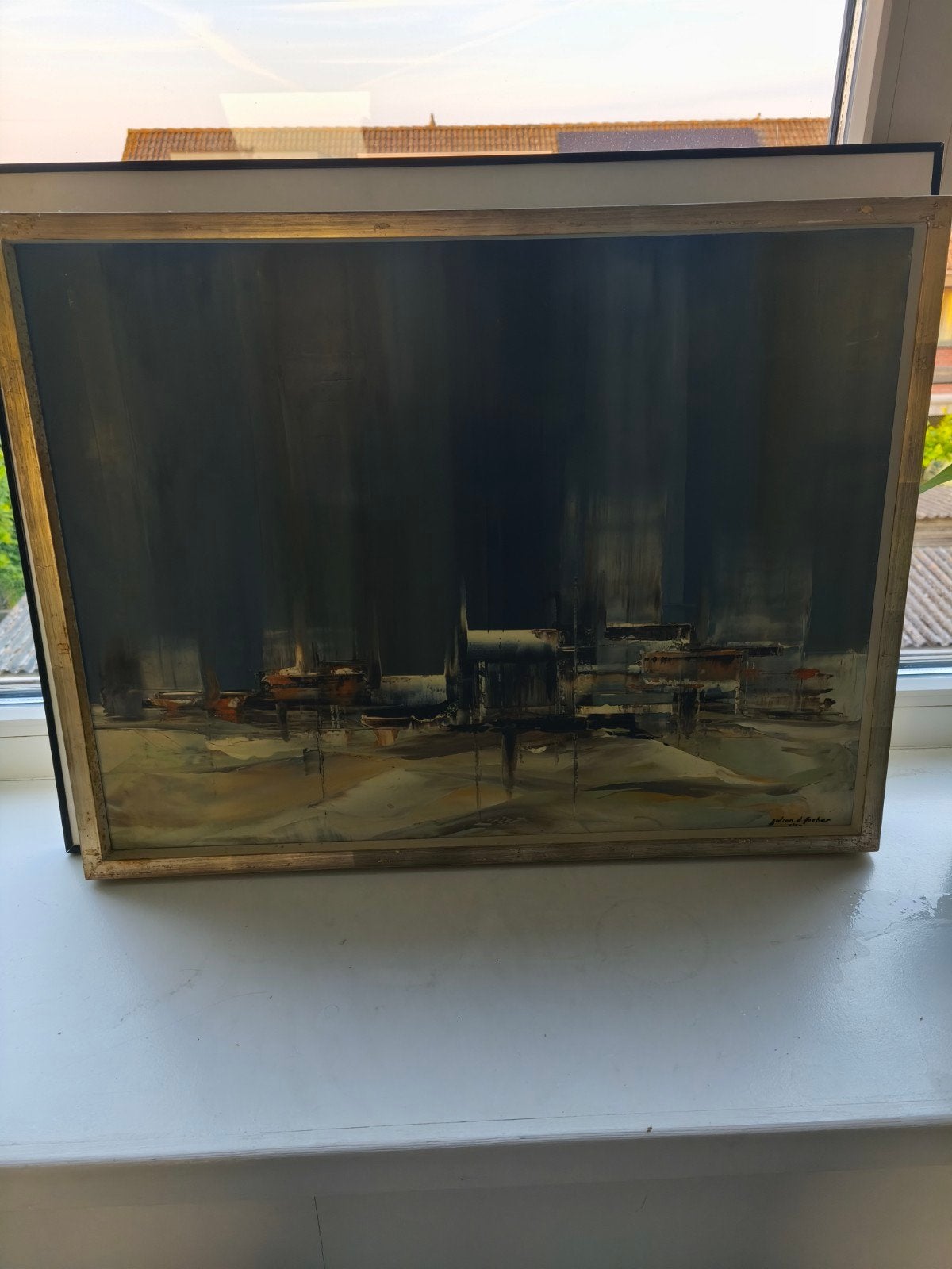 Abstract Schilderij Julian D. Fischer, Antiek en Kunst, Ophalen of Verzenden
