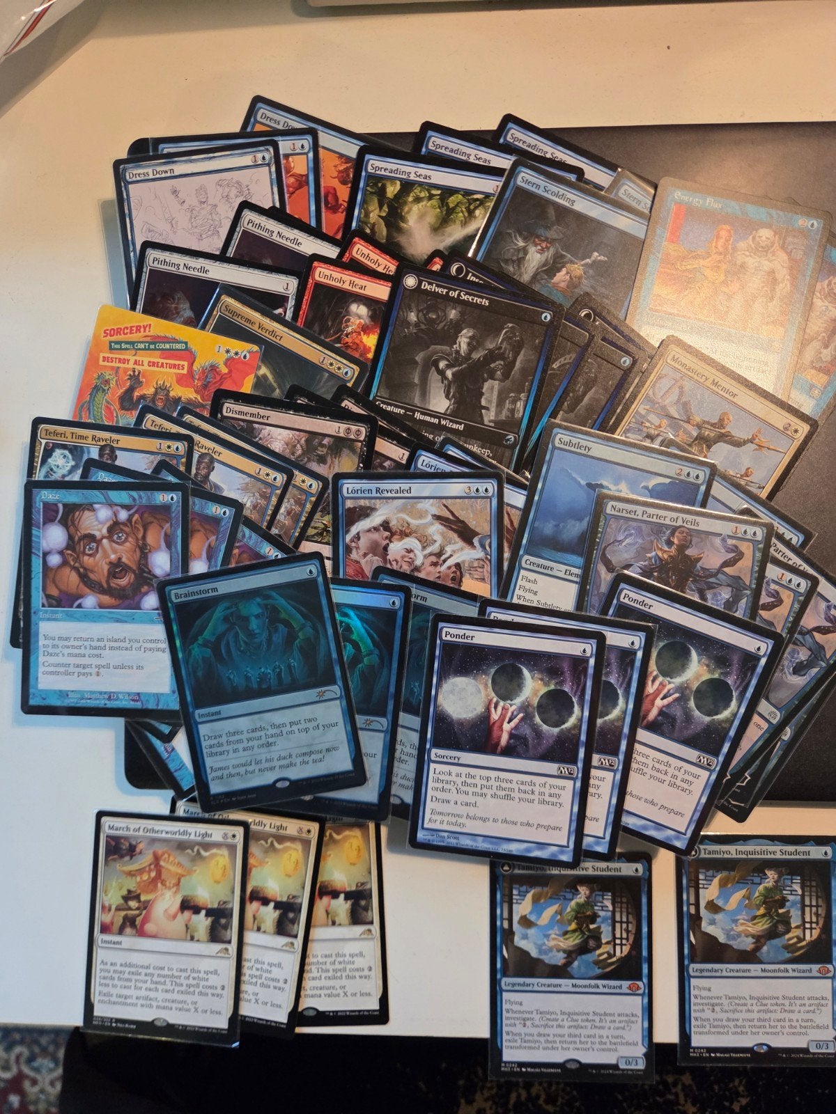 Magic The Gathering Kaarten, Ophalen of Verzenden, Gebruikt, Meerdere kaarten, Foil