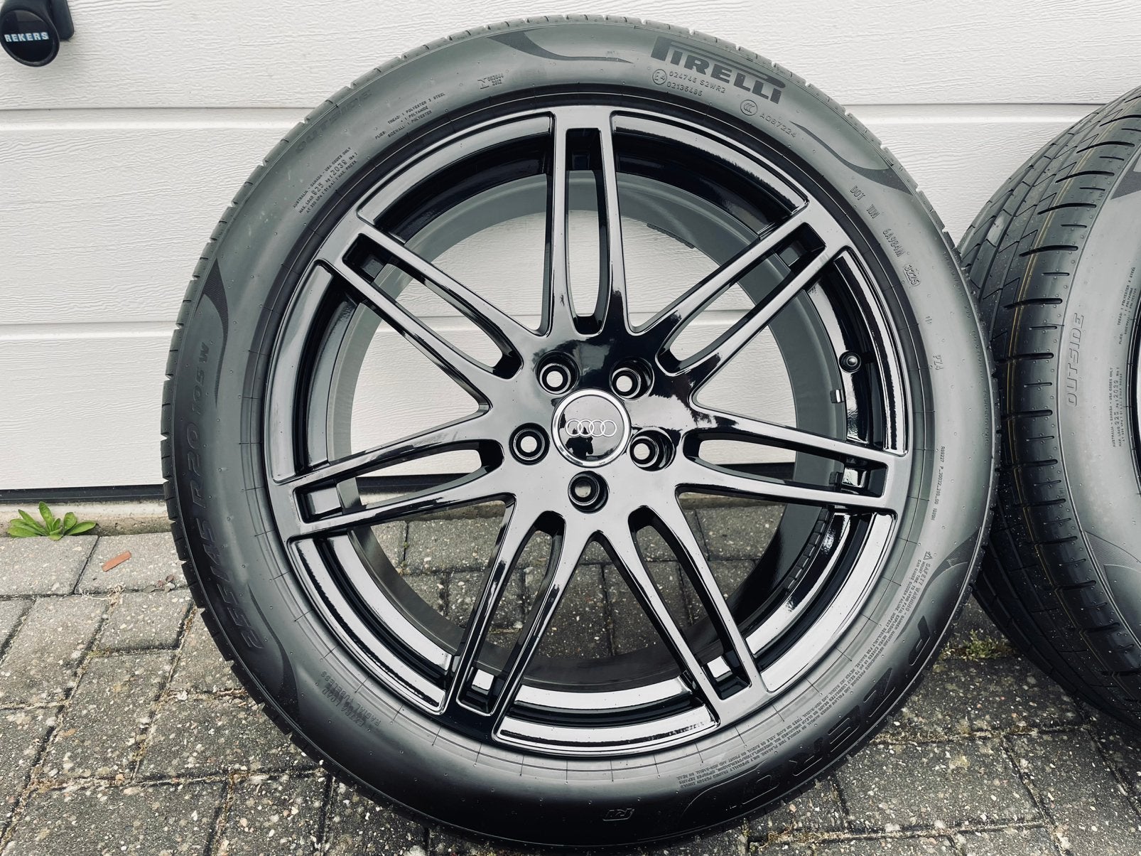 20 Inch Zwarte Originele Audi SQ5 Q5 Velgen 255/45/20 5x112, Auto-onderdelen, Banden en Velgen, Banden en Velgen, Zomerbanden