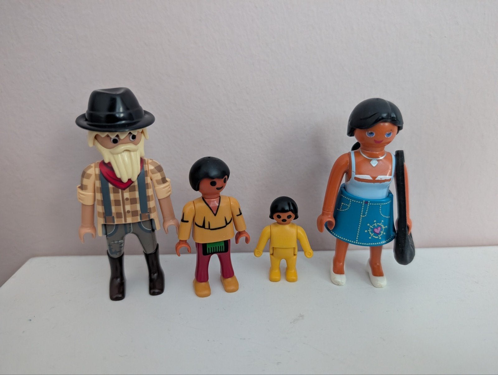 Playmobil getinte poppetjes, gezin, Ophalen of Verzenden, Zo goed als nieuw