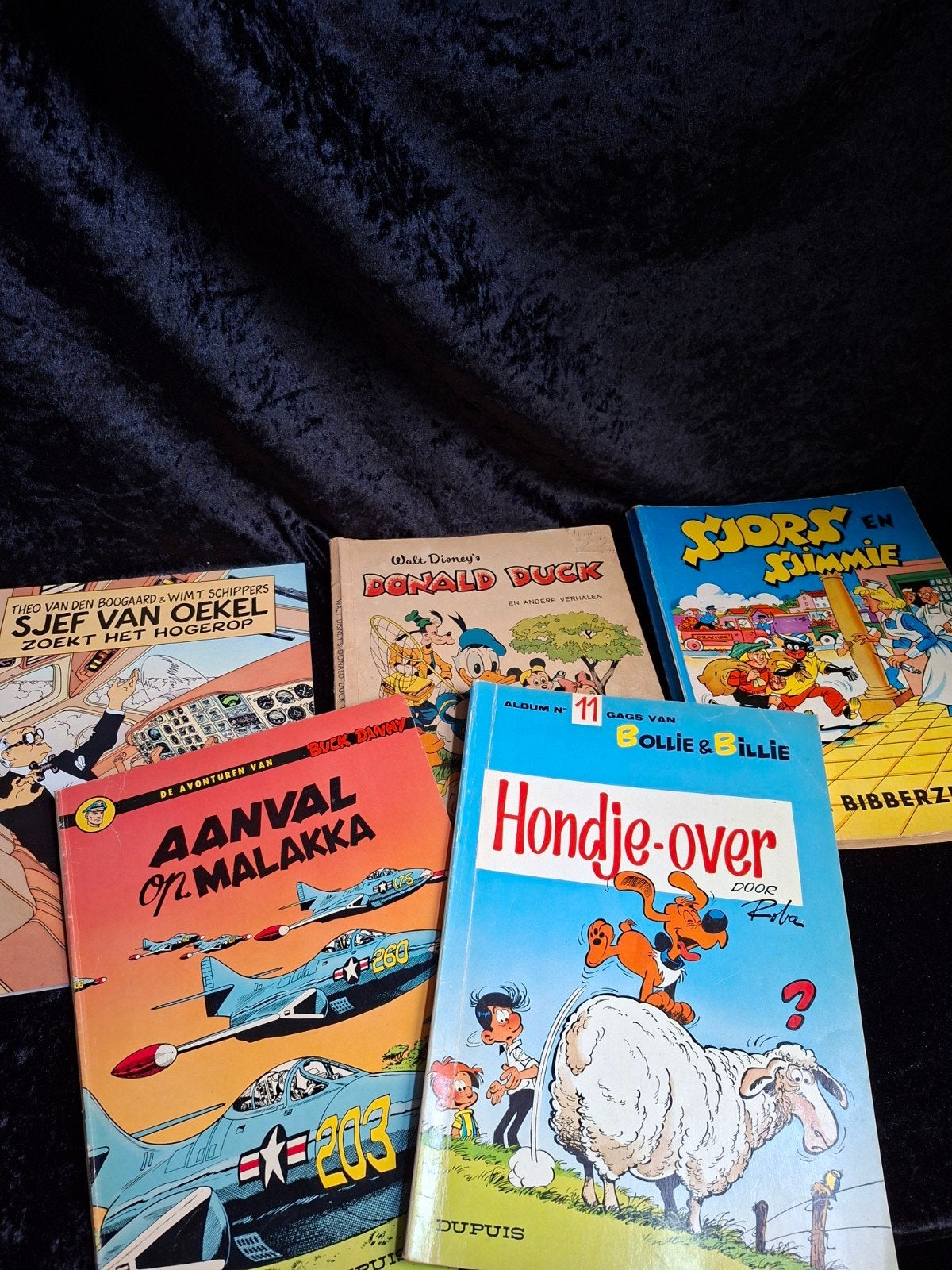 Diverse stripalbums, Donald Duck, Bollie & Billie, Buck Dann, Meerdere stripboeken, Ophalen of Verzenden, Gelezen, Diverse auteurs