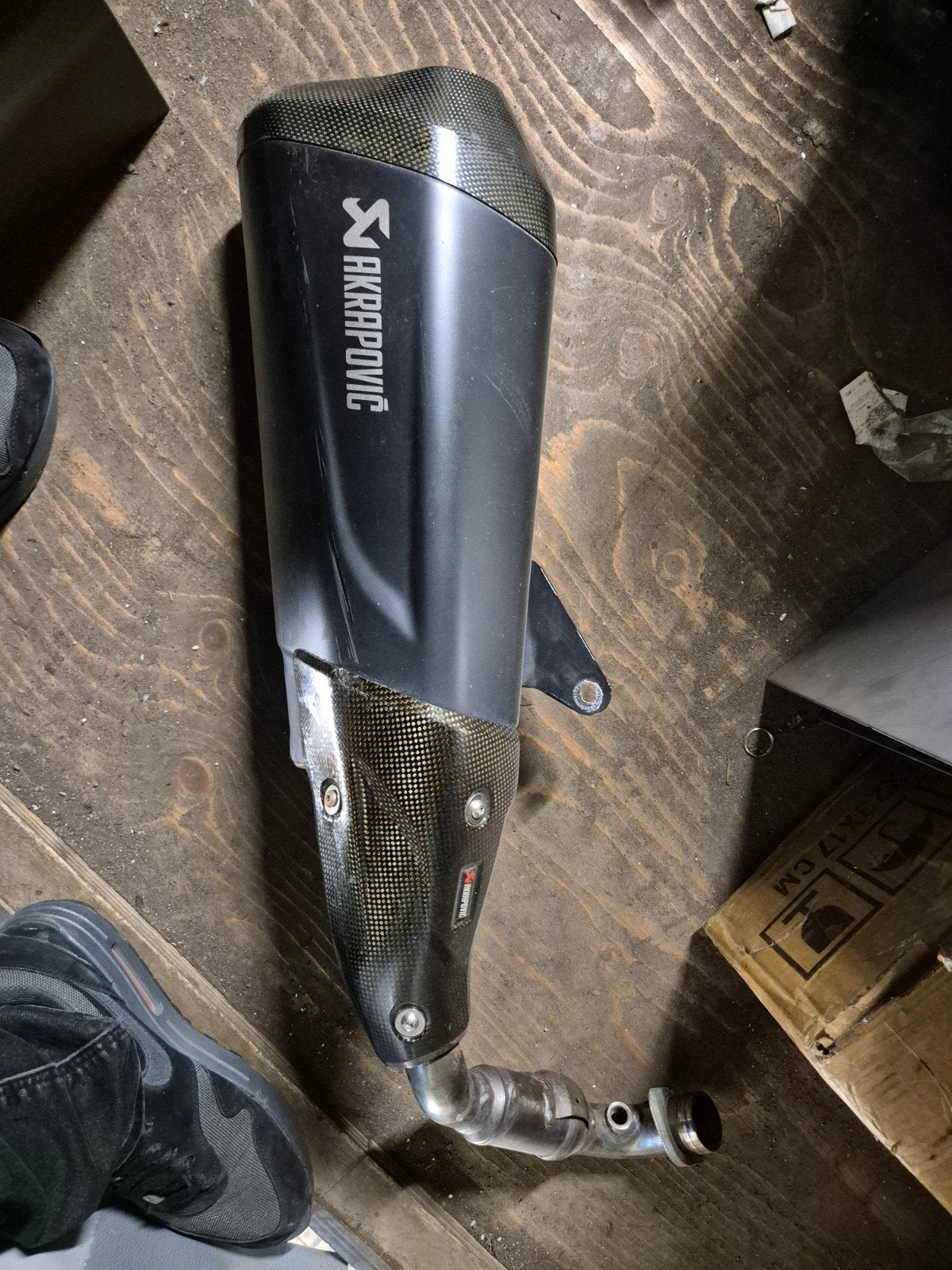 vespa gts 300 hpe uitlaat akrapovic, Ophalen