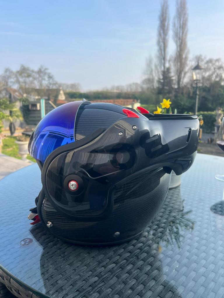 Boxxer helm carbon, Overige merken, Systeemhelm, Ophalen of Verzenden, L