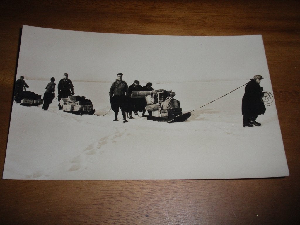 Sledentransport Winter Slee Gouwzee Marken Monnikendam, Verzenden, 1920 tot 1940, Ongelopen, Noord-Holland