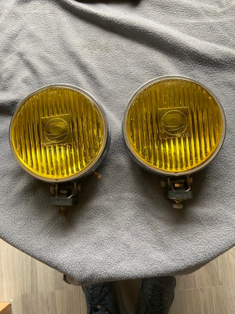 Oldtimer 2 mistlampen merk FEK DDR, Auto-onderdelen, Ophalen of Verzenden, Nieuw
