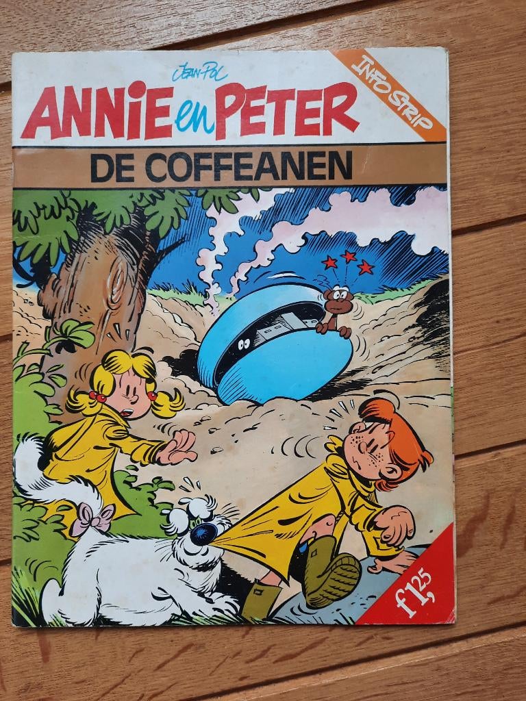 Jean Pol - Annie en Peter - de Coffeanen - Uit 1984, Antiek en Kunst, Antiek | Boeken en Bijbels, Ophalen of Verzenden