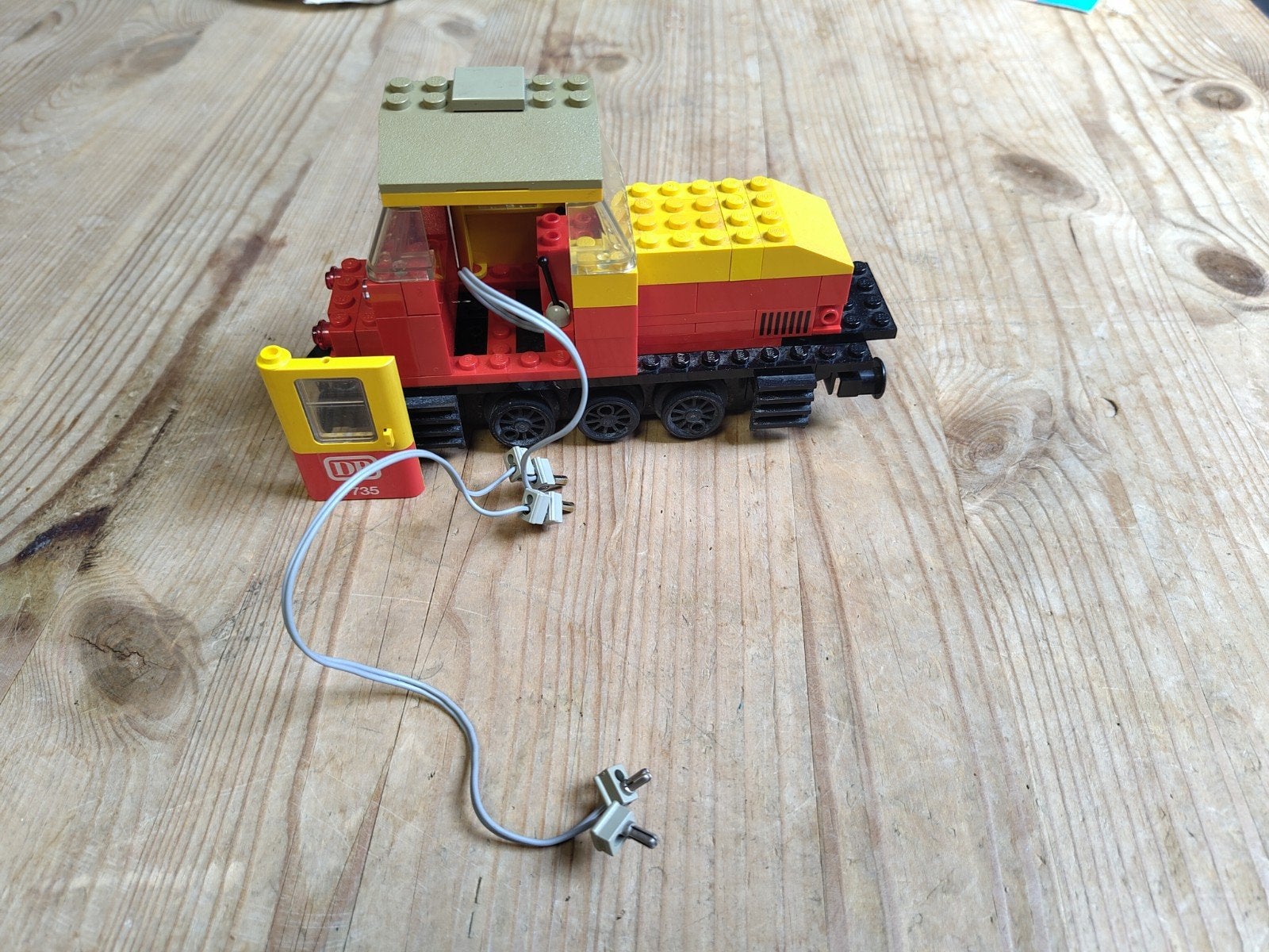 Lego vrachttrein en baan 7735 (incompleet), Ophalen, Gebruikt