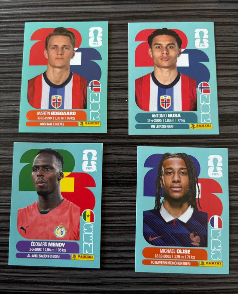 Wk panini stickers 2026 poule I, Ophalen, Zo goed als nieuw, Meerdere stickers