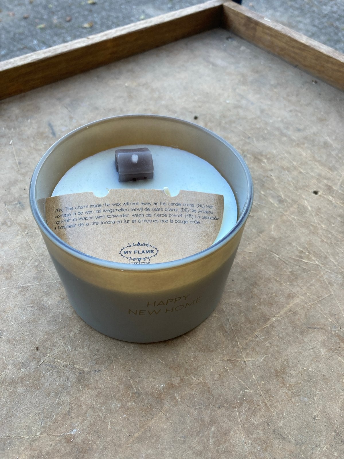 My Flame Lifestyle Organic Candle - Happy New Home, Overige materialen, Nieuw, Ophalen of Verzenden, Modern