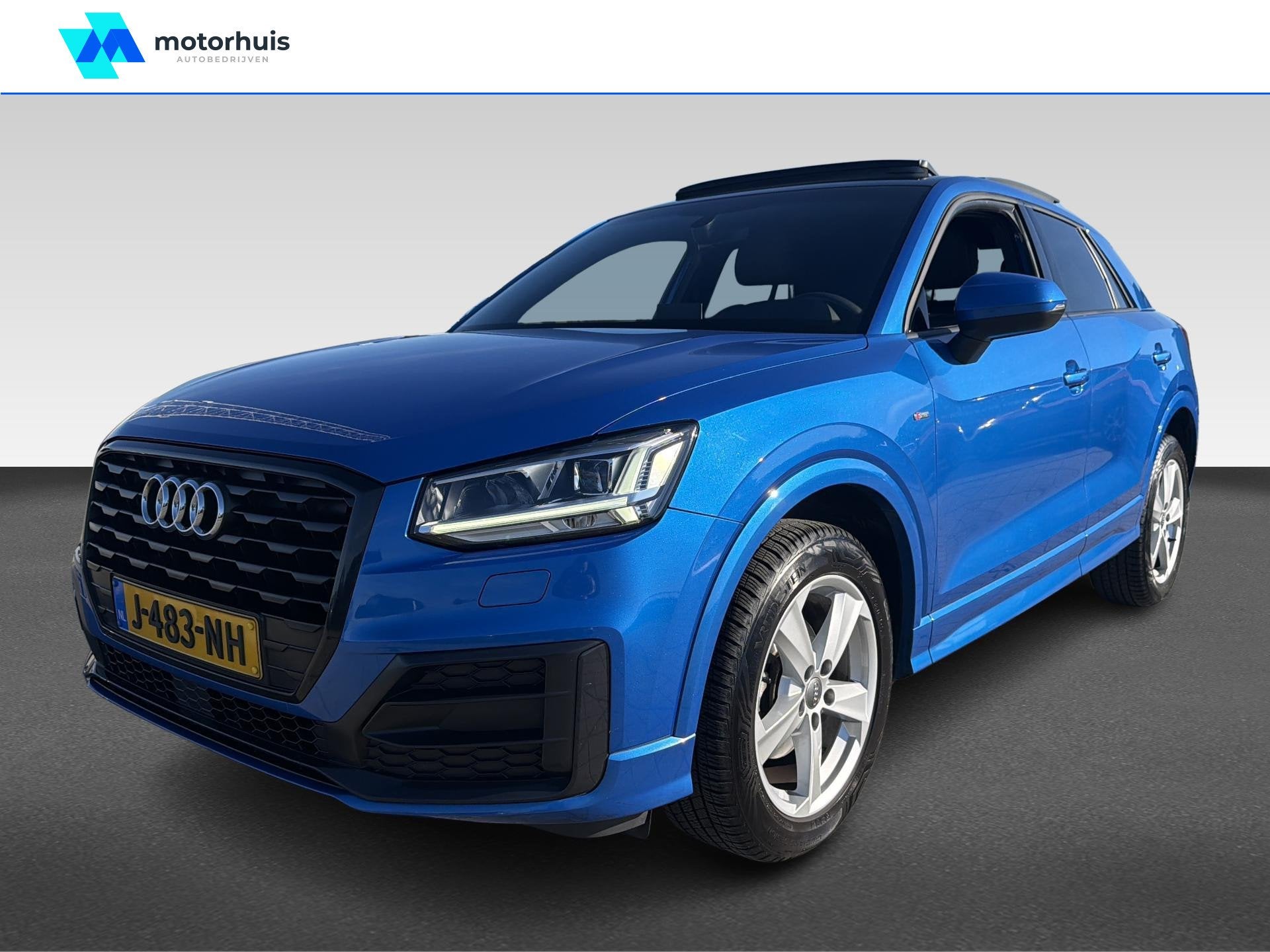 Audi Q2 35 TFSI 150pk S tronic S Edition, 15 km/l, 4 cilinders, Blauw, Origineel Nederlands