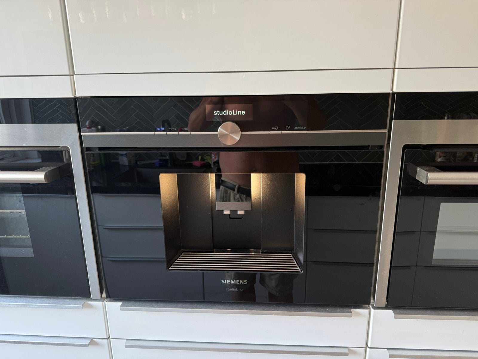 Siemens Inbouw Koffiemachine Home Connect Met Garantie, 10 kopjes of meer, Ophalen of Verzenden, Zo goed als nieuw, Koffiemachine