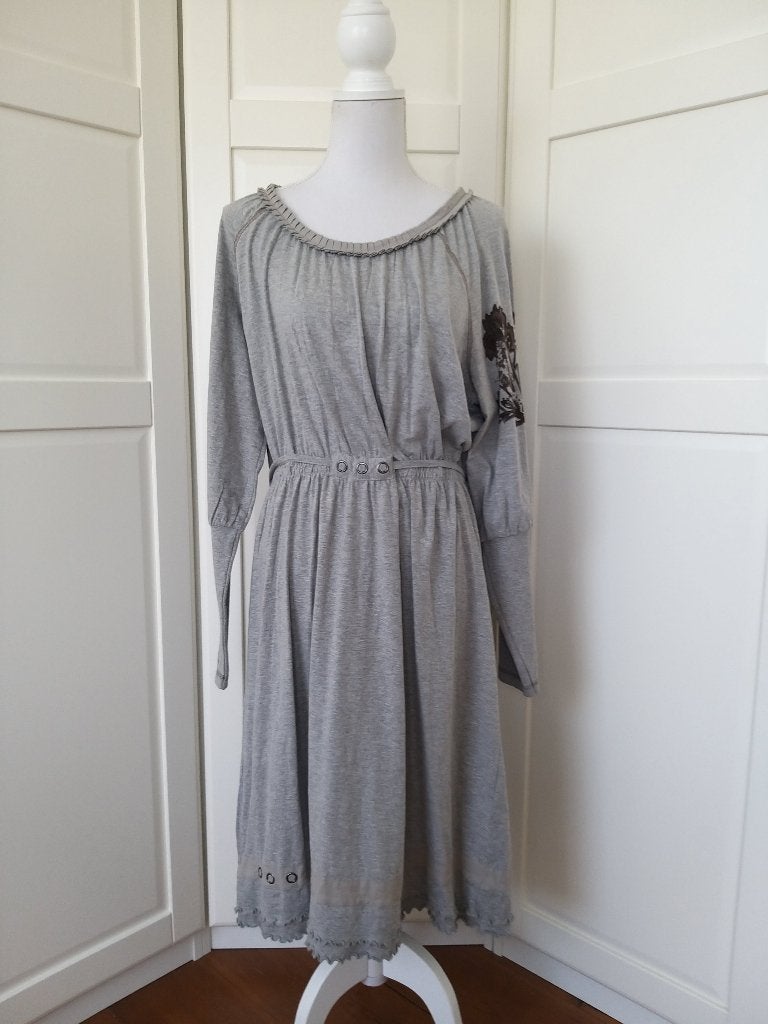 Soulmate nieuwe licht grijze jersey jurk, maat XL, Kleding | Dames, Maat 46/48 (XL) of groter, Nieuw, Ophalen of Verzenden, Soulmate