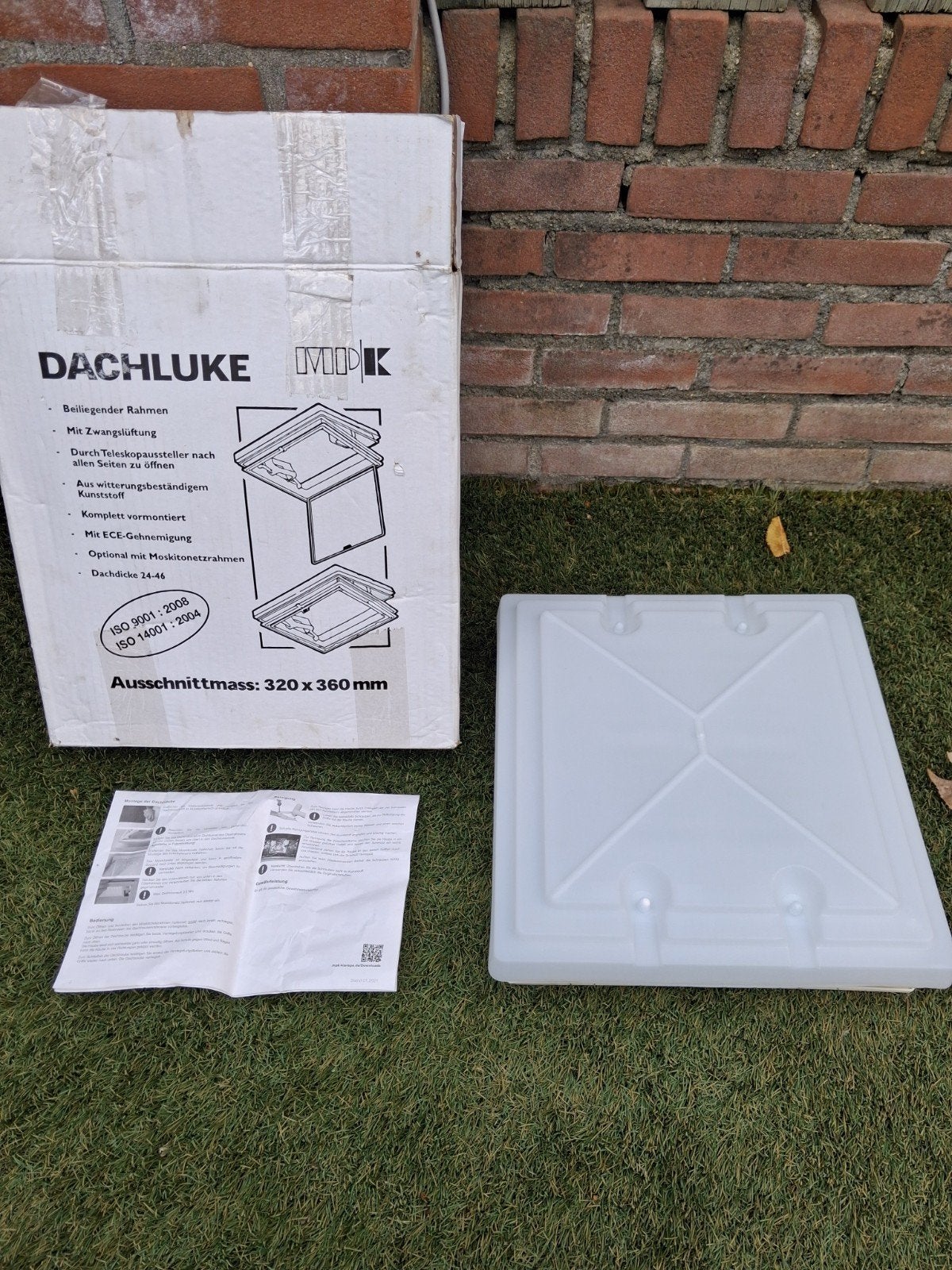 Nieuwe Dometic Micro Heki dakluik 320x360 mm, Ophalen, Nieuw