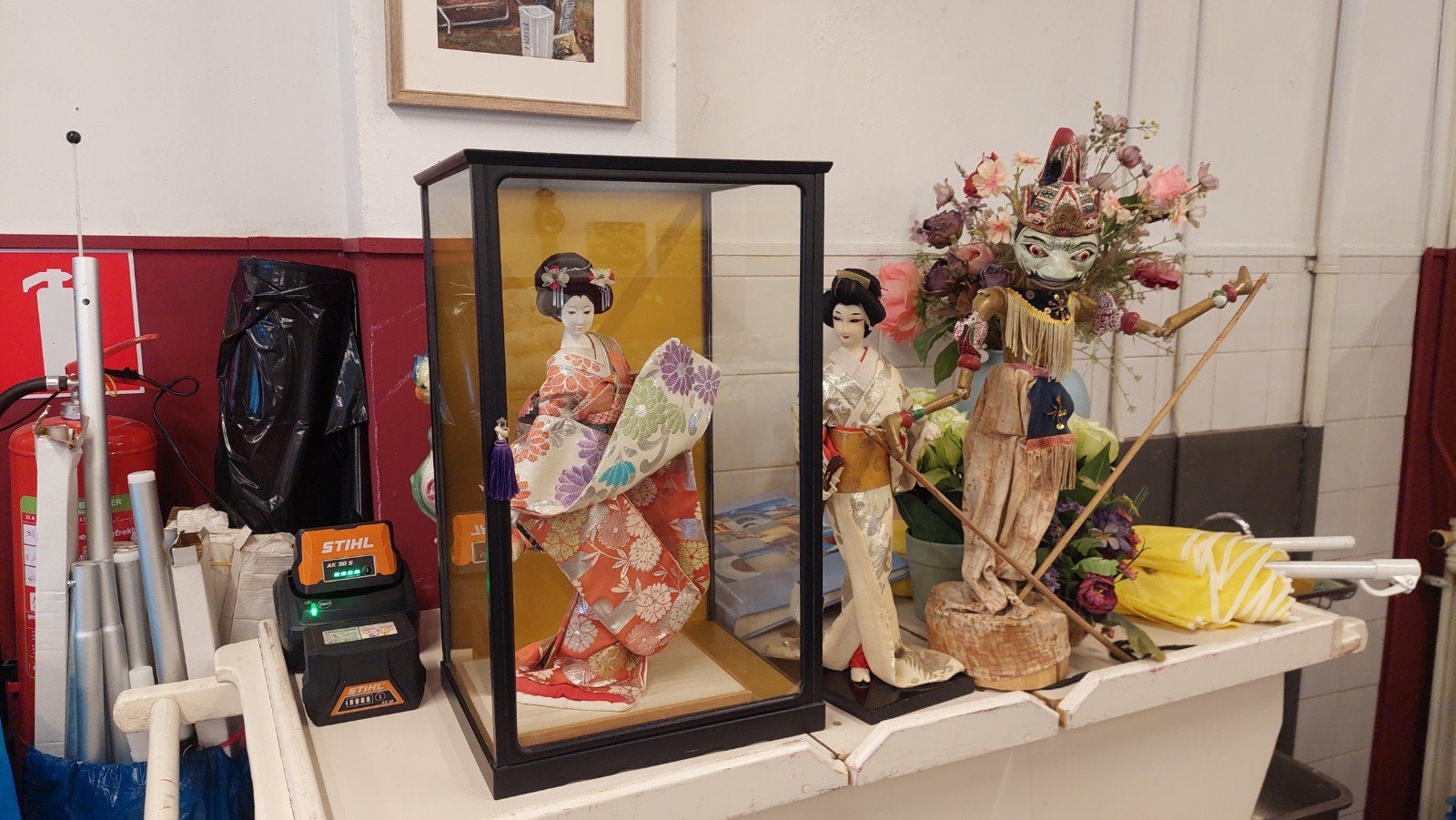 Vintage Indonesische Wajang Golek pop en Japanse poppen, Ophalen
