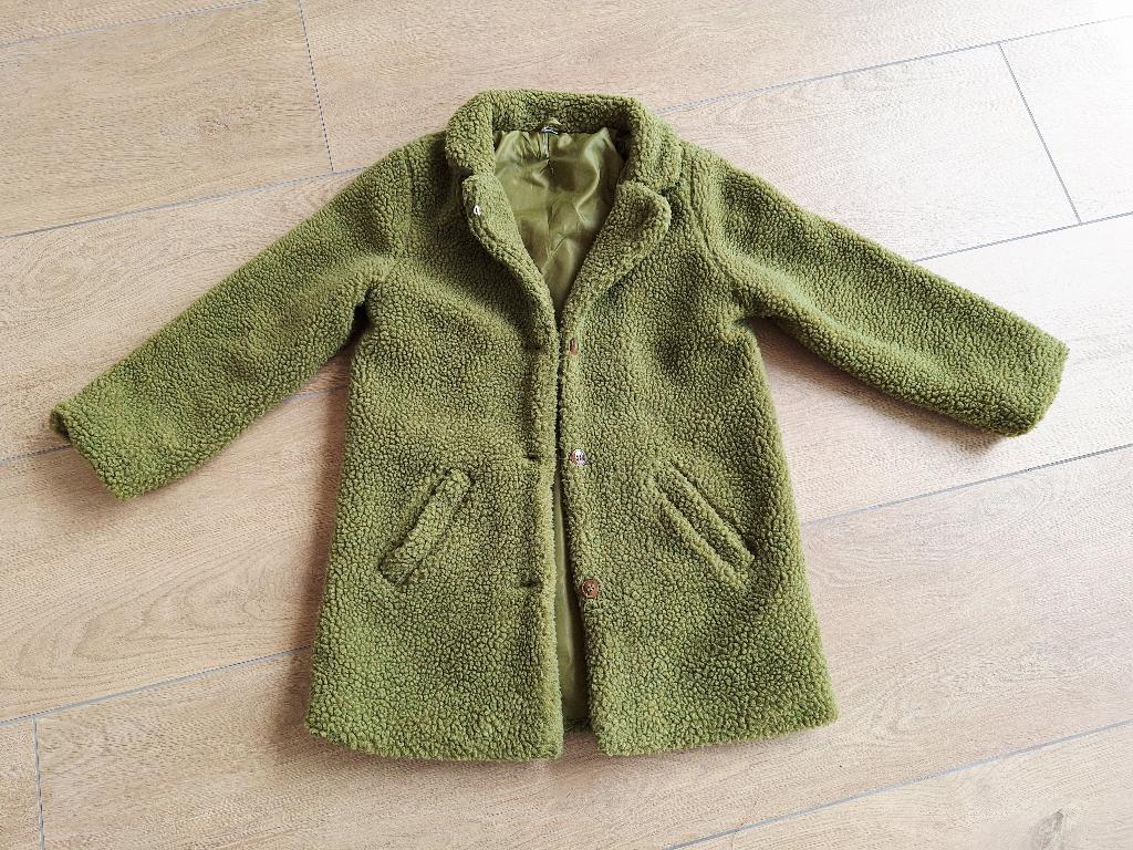 ZGAN: Groen teddyjas - maat 122 / 128, Kinderen en Baby's, Kinderkleding | Maat 122, Ophalen of Verzenden, Zo goed als nieuw, Meisje