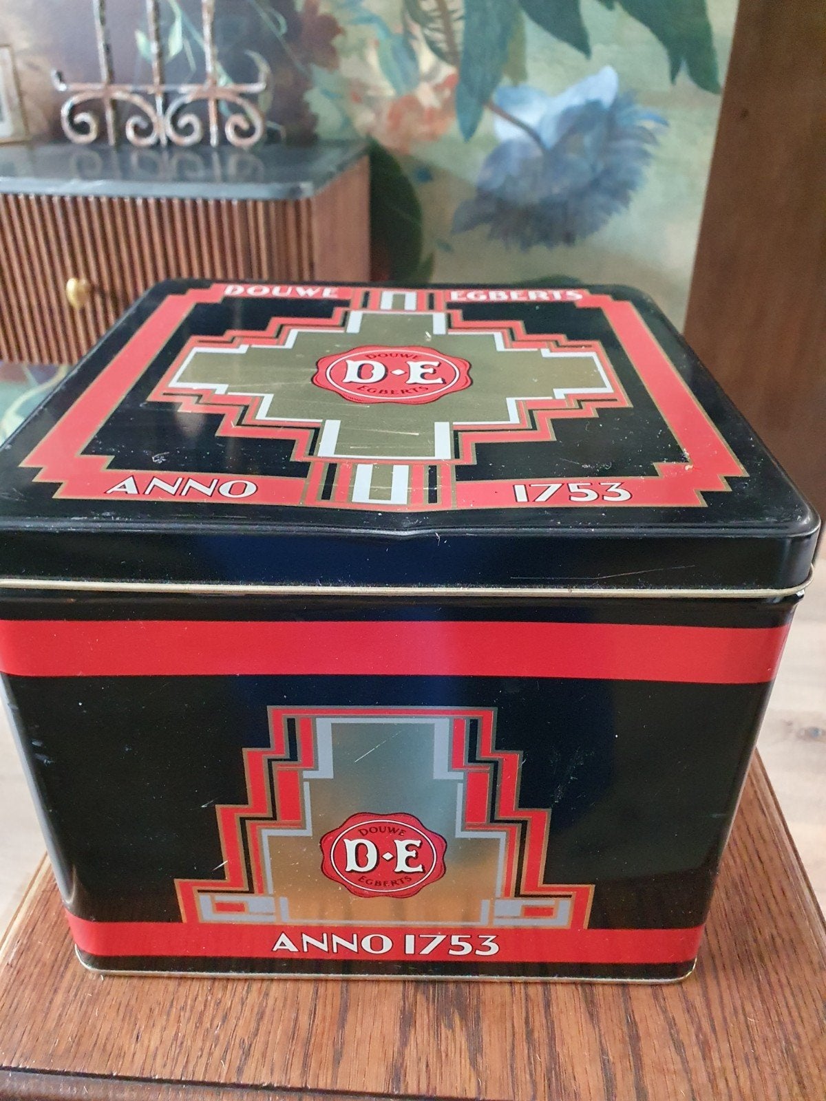 Douwe Egberts bewaarblik, Ophalen of Verzenden, Gebruikt, Koffie, Douwe Egberts