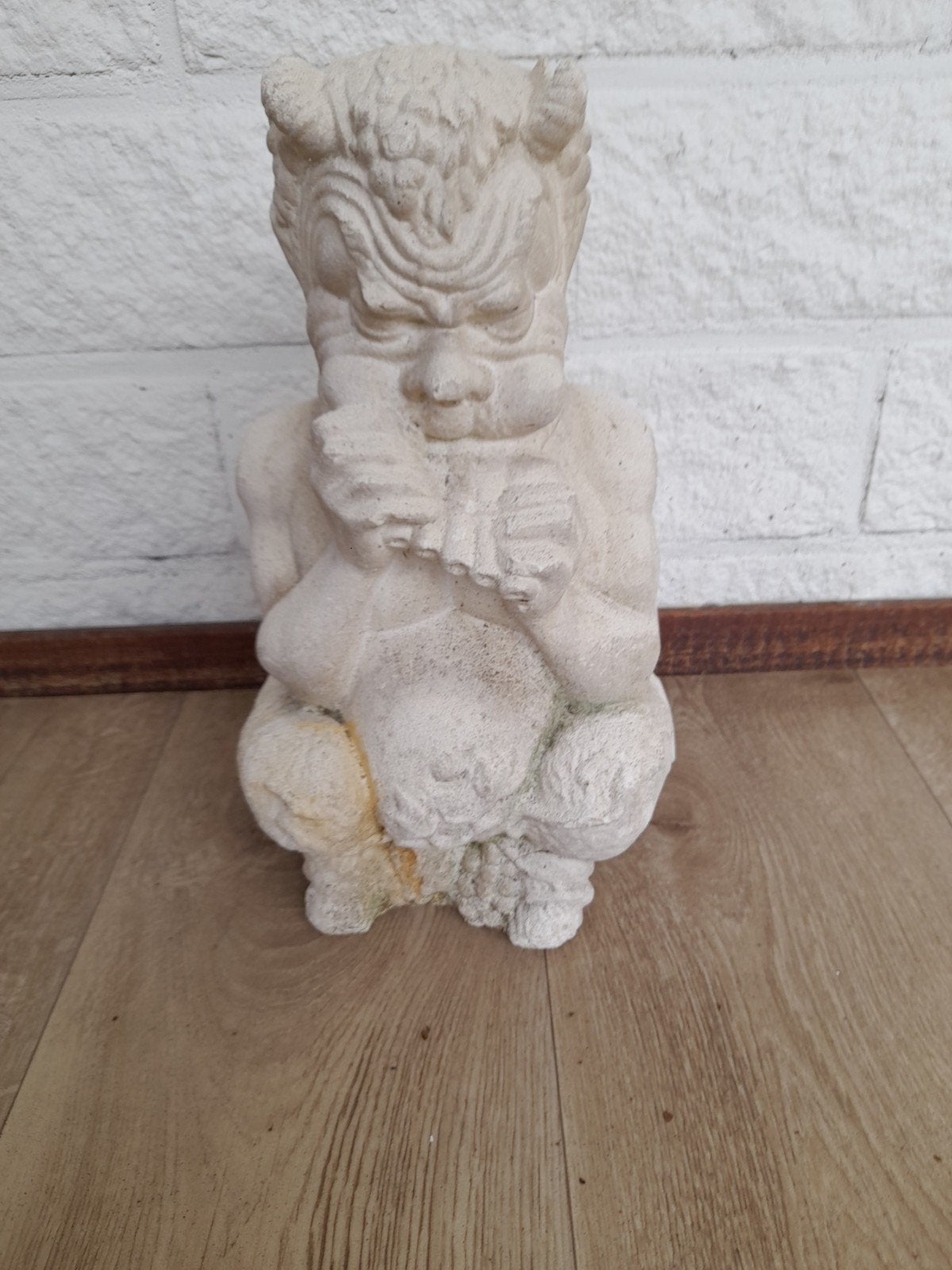 Mooi gaaf Pan beeld !! 31 cm hoog .goedkoop!!, Tuin en Terras, Tuinbeelden, Ophalen of Verzenden