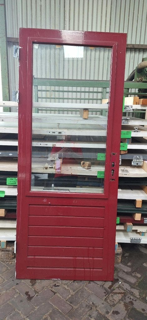 Achterdeur schuurdeur buitendeur deur 87,5 x 211 ( 158 ), Ophalen, Gebruikt, 80 tot 100 cm, Buitendeur