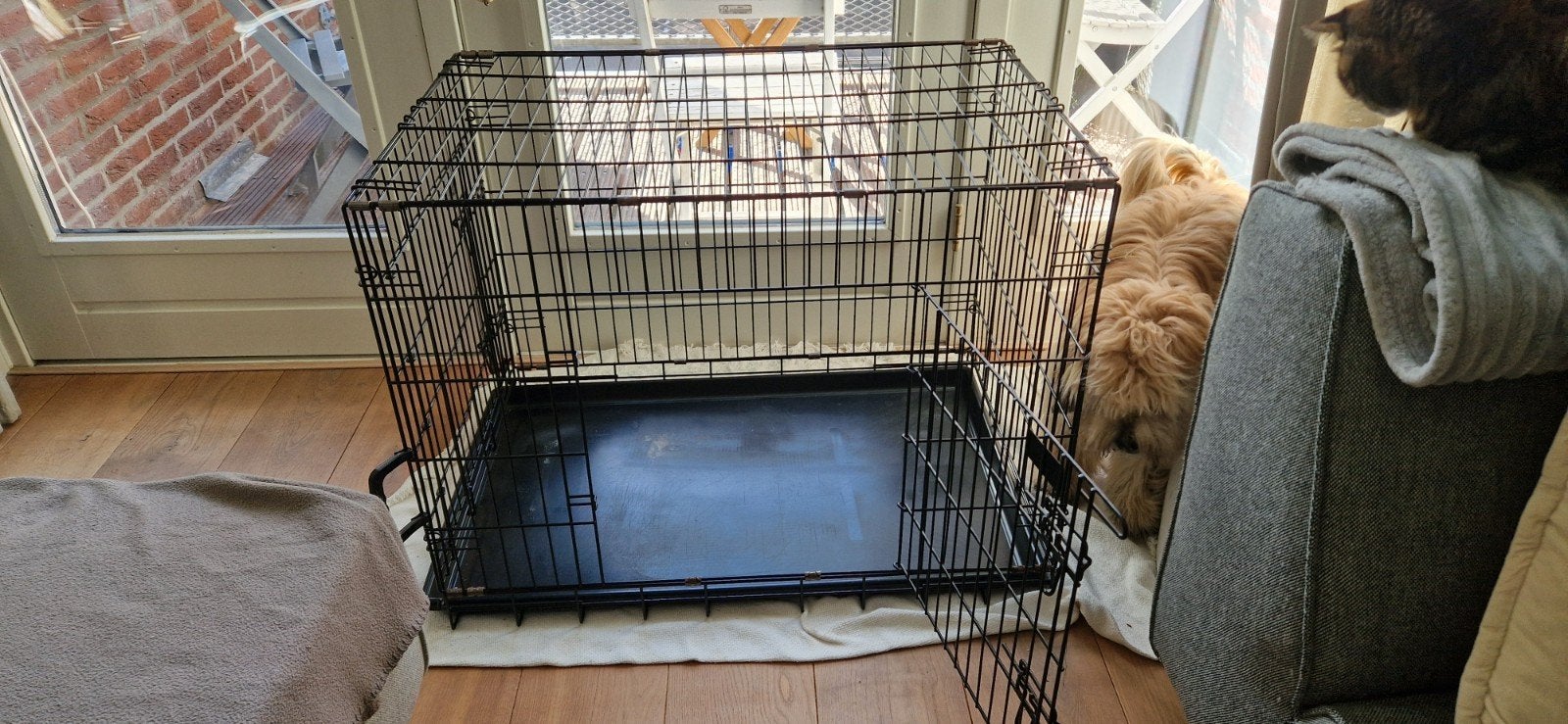 banch voor hond, Ophalen, Zo goed als nieuw, 75 tot 110 cm, 65 tot 100 cm