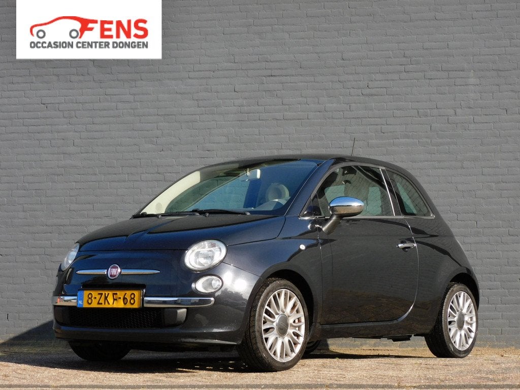 Fiat 500 0.9 TwinAir Turbo Lounge RIJDT PERFECT! CARPLAY/AND, Auto's, Fiat, Voorwielaandrijving, Gebruikt, Startonderbreker, Leder en Stof