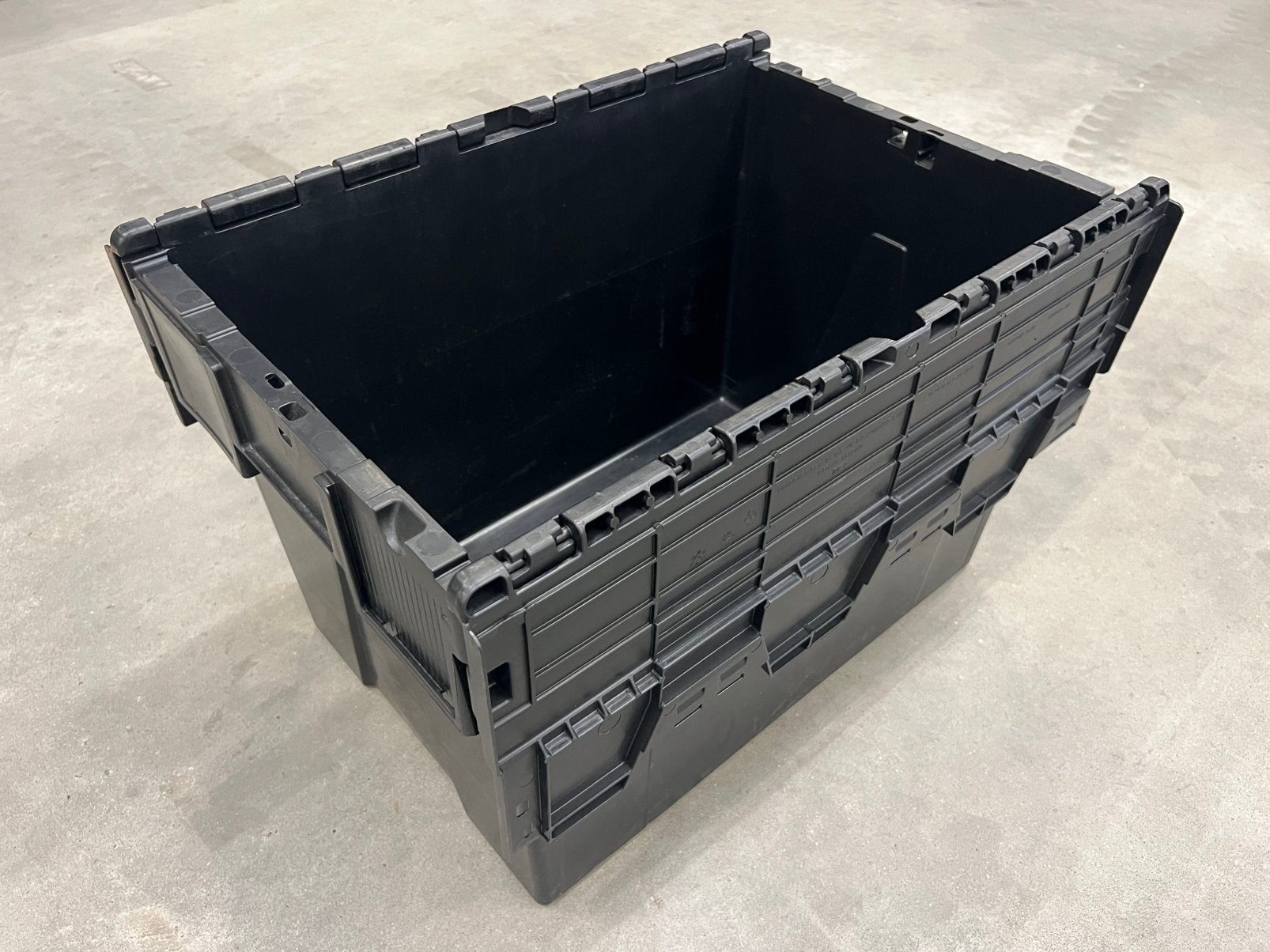 Distributiebakken Transportbakken zwart 60x40x40 tot 2500st, Ophalen, Gebruikt, 50 tot 75 cm, Bak of Kist