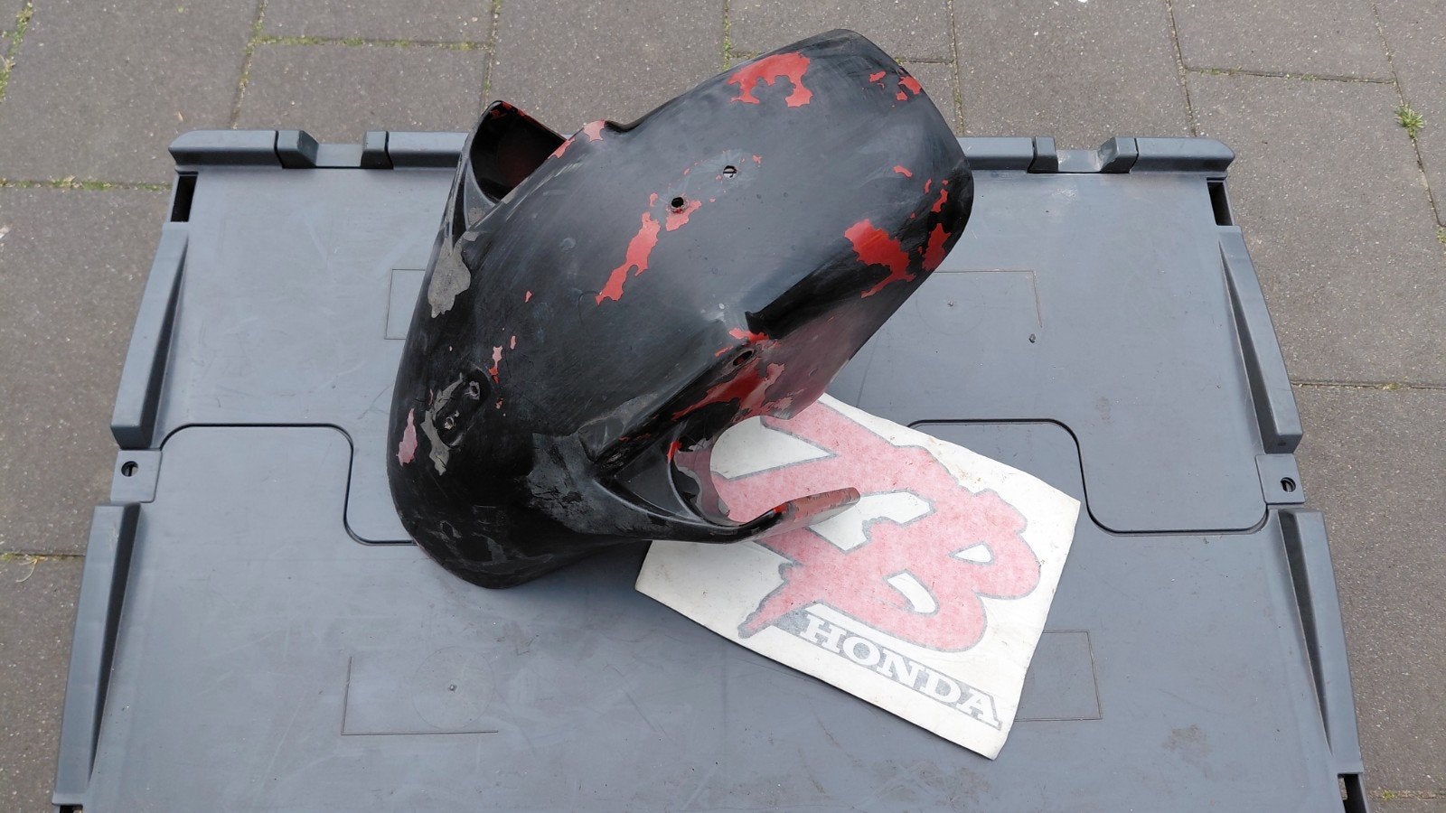 Honda ZB50 voorspatbord origineel., Ophalen of Verzenden, Gebruikt, Frame, Overige merken