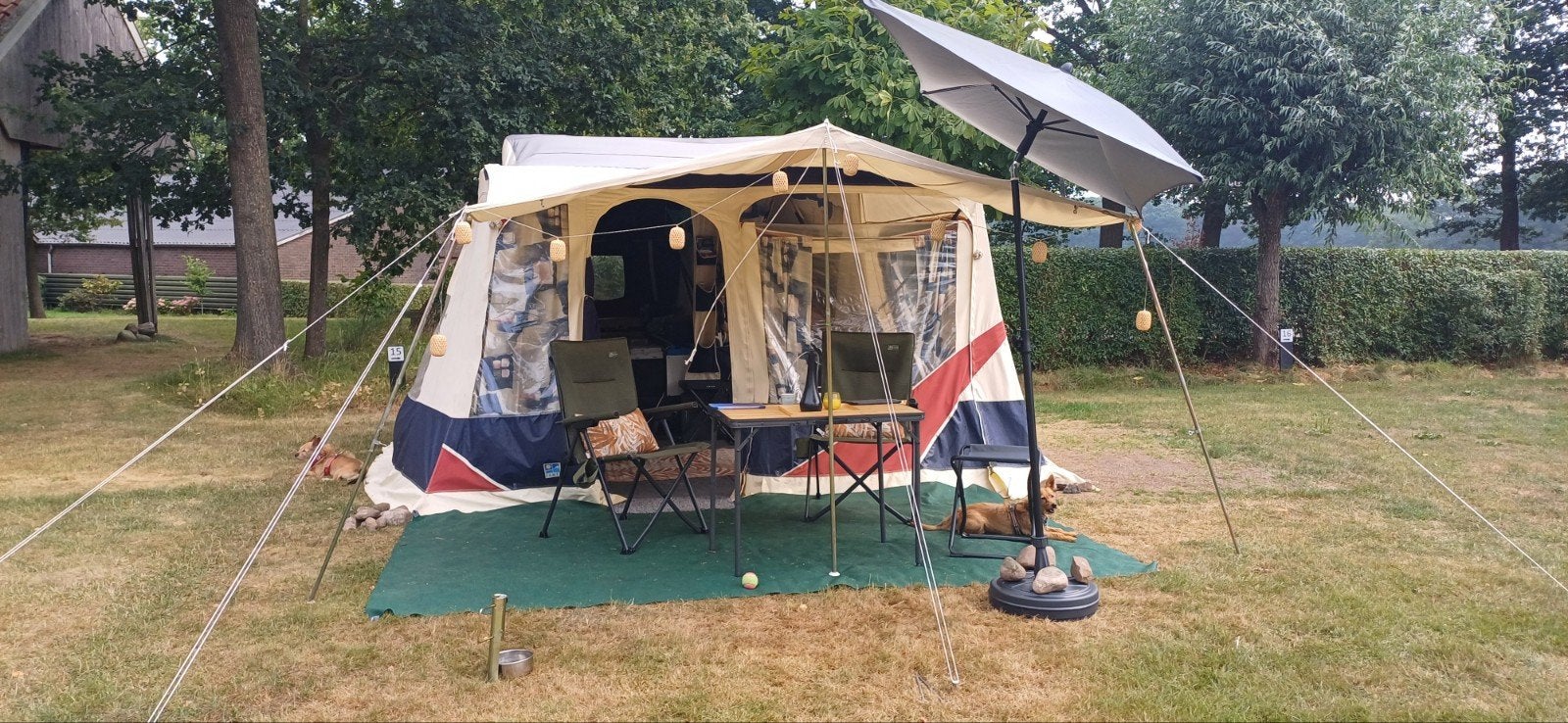 Jamet Jametic Vouwwagen - Ideaal voor gezinsvakanties, Caravans en Kamperen, Vouwwagens, Ophalen, Meerkleurig, Aanwezig, Jamet