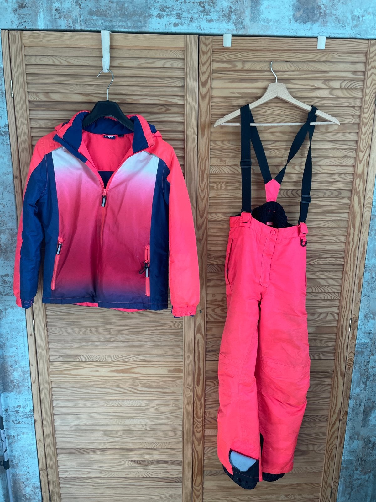 Ski-jas en skibroek set - Crivit - Maat 146/152, Kleding | Dames, Ophalen of Verzenden, Zo goed als nieuw, Maat 42/44 (L), Pak