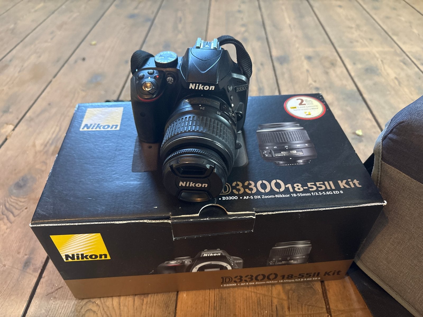 Nikon D3300 spiegelreflexcamera met 18-55mm lens en tas, Ophalen, Spiegelreflex, Zo goed als nieuw, Nikon