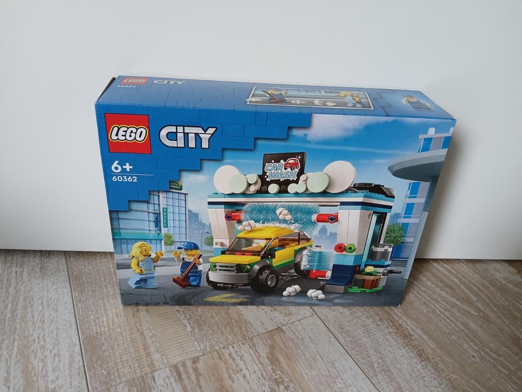 Lego city wasstraat met auto 60362, City, Inclusief extra onderdelen, Lego, Ophalen of Verzenden