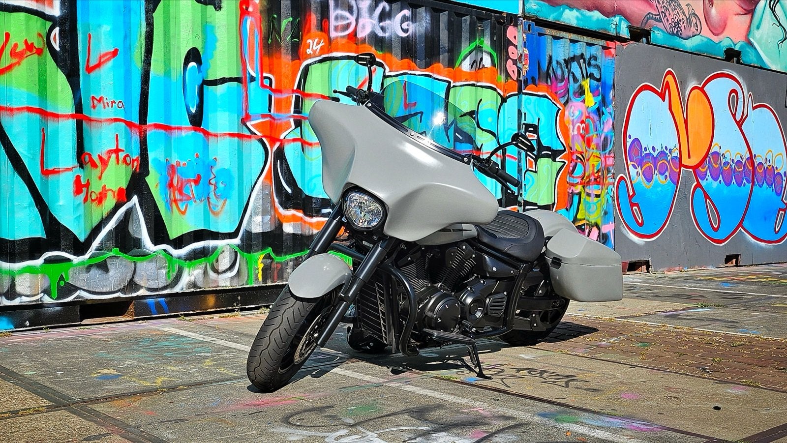 Yamaha midnightstar 1300 XVS chopper streetglide, Ophalen, Zo goed als nieuw