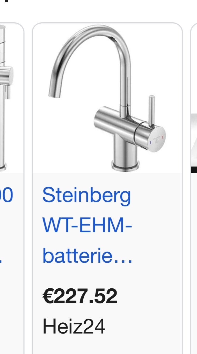 Steinberg kraan nieuw in doos - WT-EHM-batterie, Doe-het-zelf en Verbouw, Sanitair, Verzenden, Nieuw, Kraan