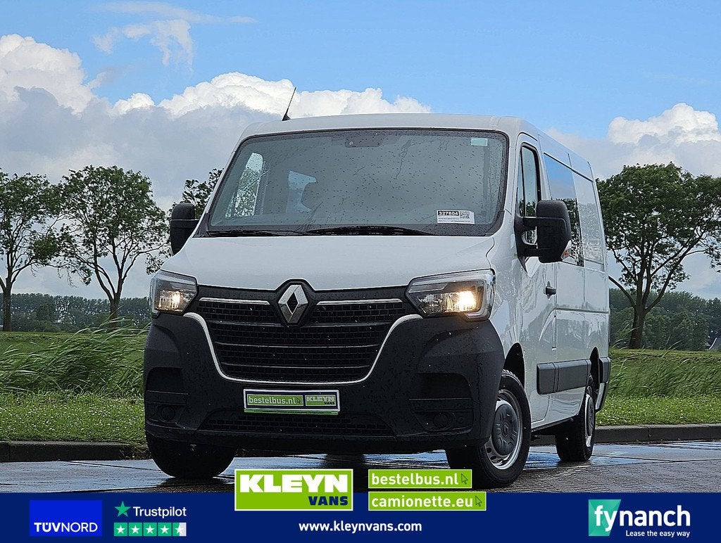 RENAULT MASTER 2.3 l1h1 dubbel cabine!, Auto's, Gebruikt, Euro 6, Renault, Wit