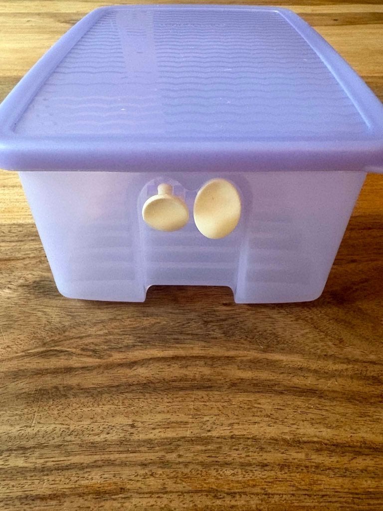 Tupperware Fridge Smart 1,6L paars, Huis en Inrichting, Keuken | Tupperware, Ophalen of Verzenden, Gebruikt, Paars, Overige typen