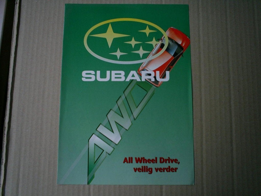 Subaru 4 WD All Wheel Drive o.a. Impreza 555 AWD, Verzenden, Zo goed als nieuw, Overige merken