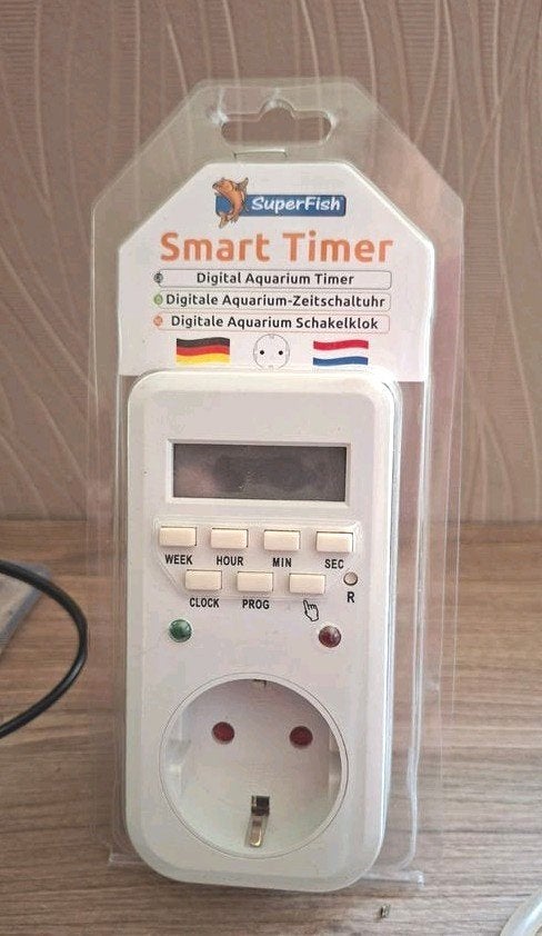 Smart timer, digital aquarium timer, Superfish, Ophalen of Verzenden, Nieuw, Superfish