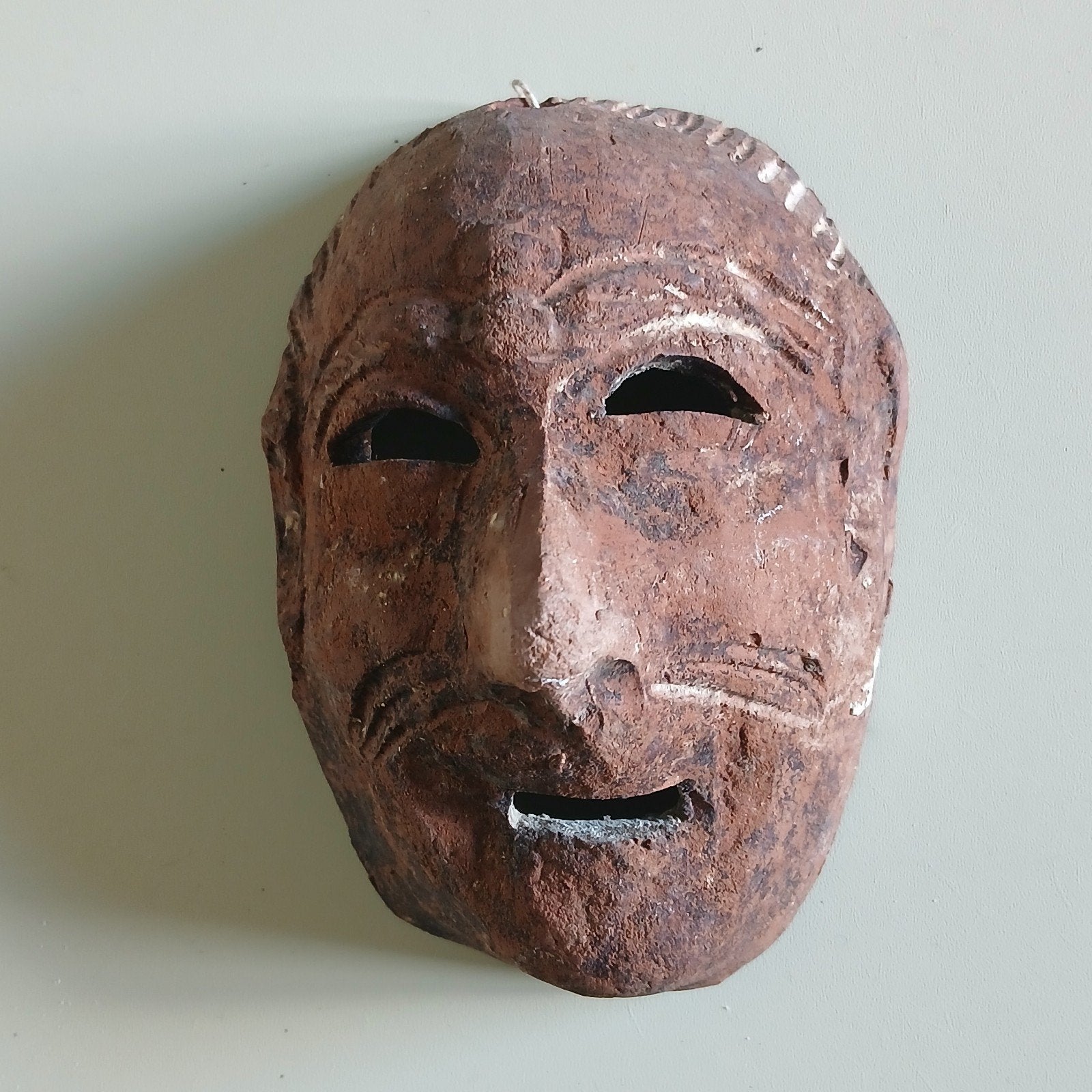 Aardewerk Masker, Ophalen of Verzenden