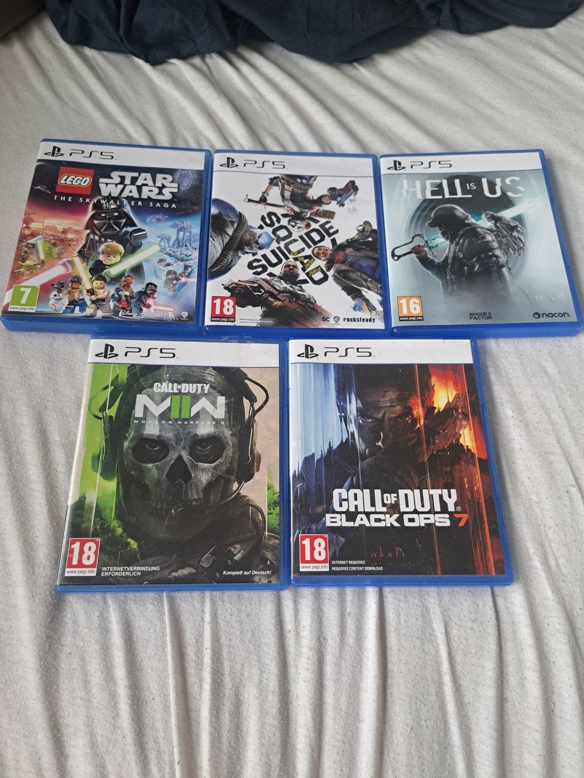 Playstation 5 games - Zo goed als nieuw, Spelcomputers en Games, 1 speler, Eén computer, Zo goed als nieuw, Vanaf 12 jaar