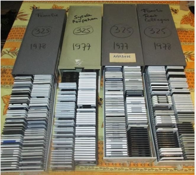 325 Oude Dia's - Uitstappen en Familie - 1976/1977, Verzamelen, 1960 tot 1980, Foto, Ophalen of Verzenden, Zo goed als nieuw