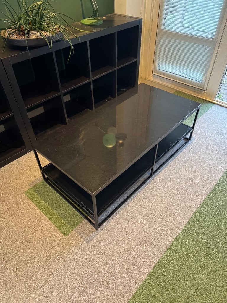 Marmeren tafel, Huis en Inrichting, Ophalen, 50 – 75, 100 tot 150 cm, 50 tot 100 cm