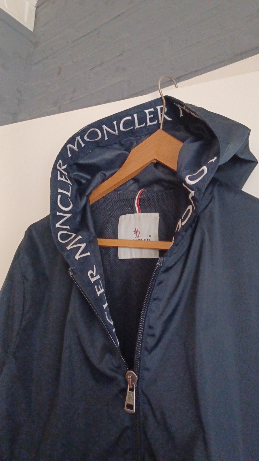 Moncler zomeras maat:4, Kleding | Heren, Ophalen of Verzenden, Zo goed als nieuw, Maat 56/58 (XL), Zwart
